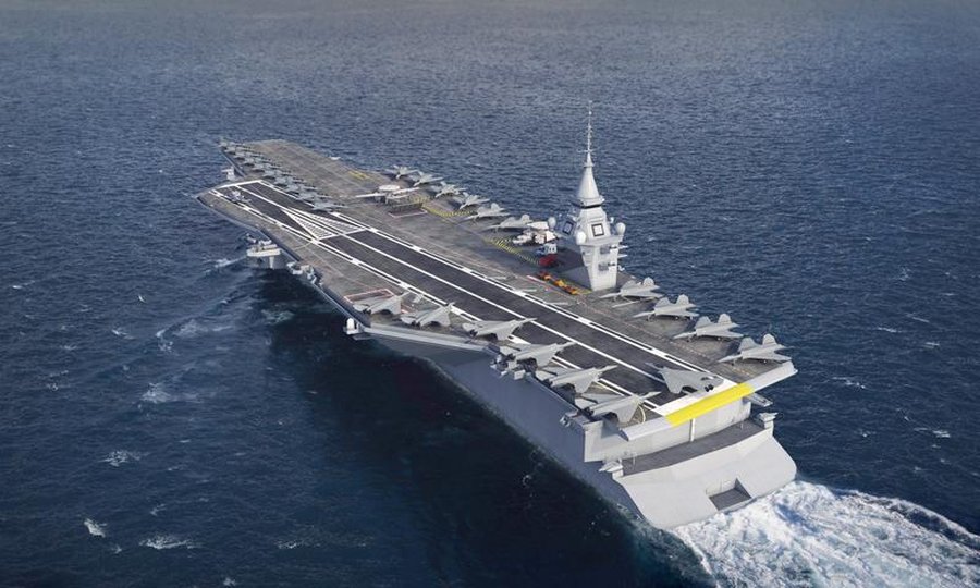 France's next-generation aircraft carrier will be nuclear-powered, says Macron