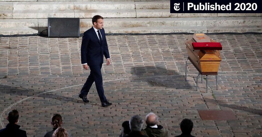 France, Waging a Crackdown, Honors a Teacher and Depicts a Plot in Beheading