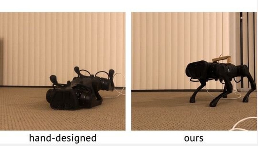 A technique that allows legged robots to continuously learn from their environment
