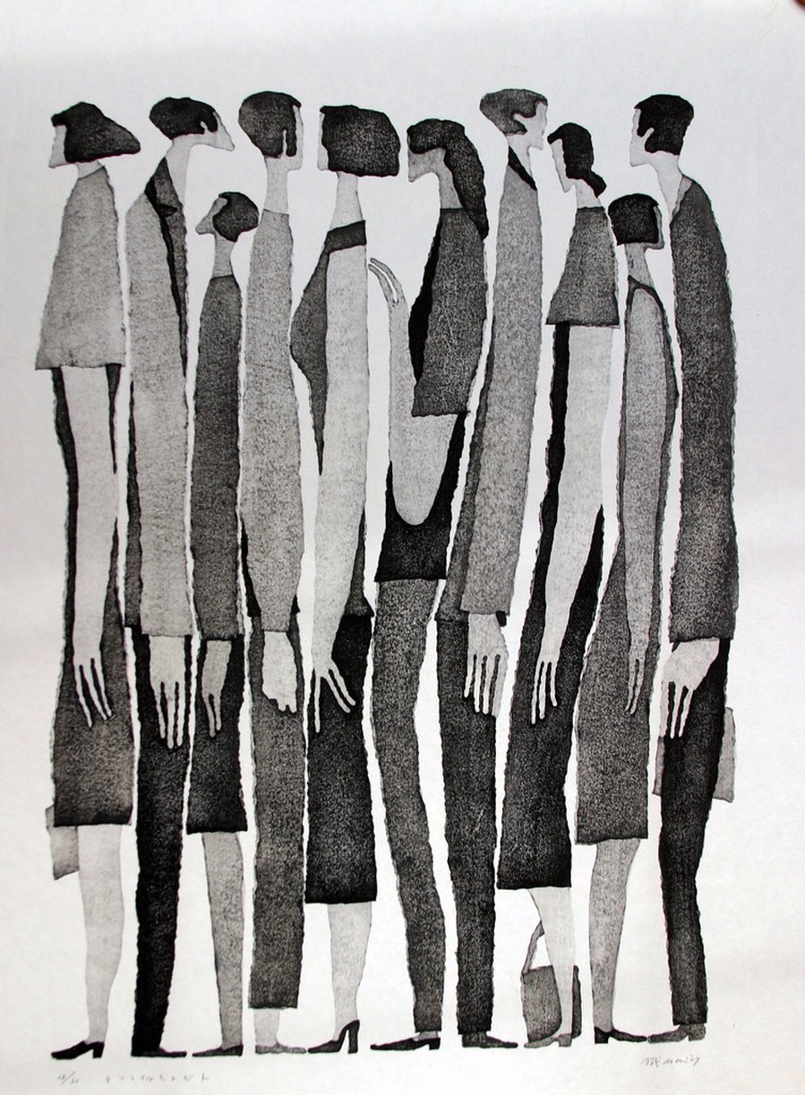 AOKI Tetsuo 2007 Standing People