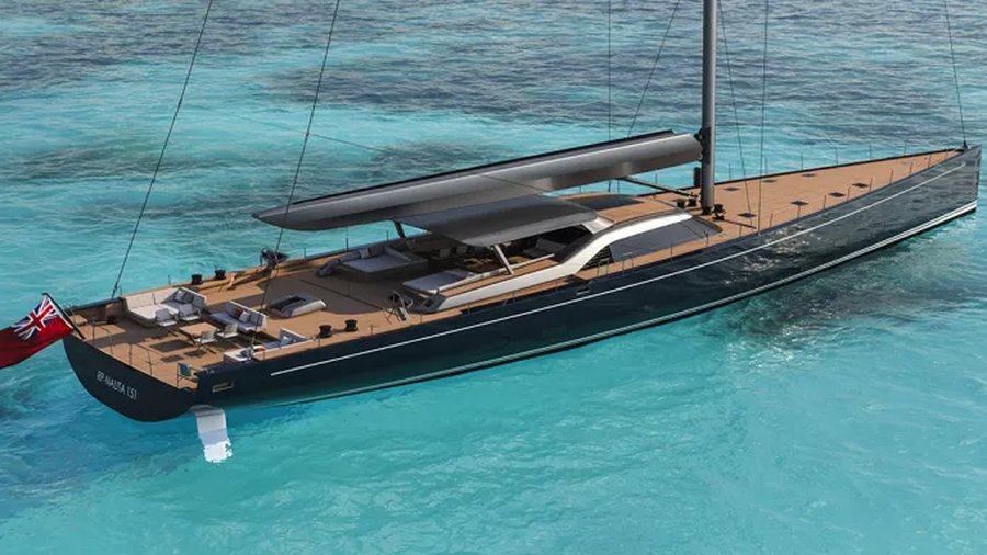This Bespoke 151-Foot Sailing Yacht Brings Regatta-Ready Speed to Your Next Ocean Adventure