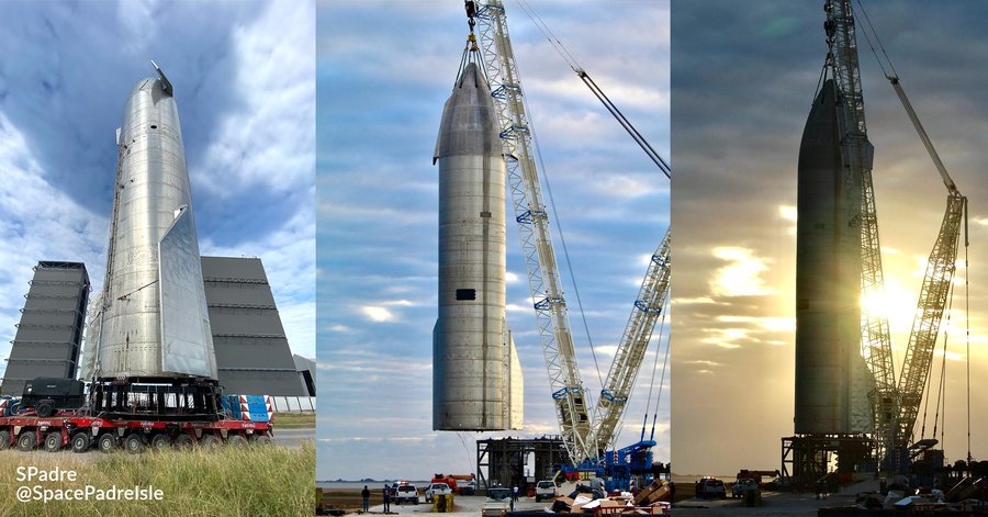 SpaceX moves next high-altitude Starship to launch pad after fixing fall damage