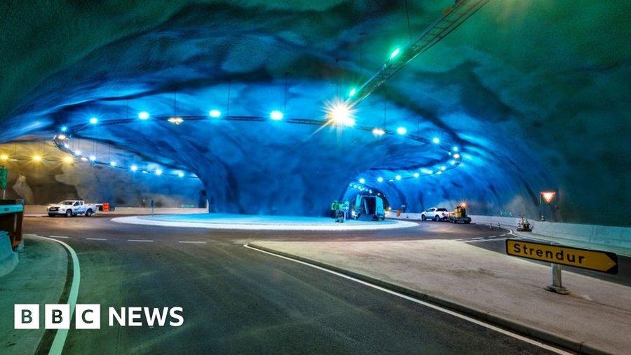 Faroe Islands: Inside the undersea tunnel network