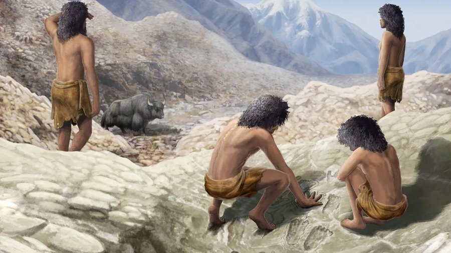 200,000-Year-Old Hand Art Found Near a Tibetan Hot Spring