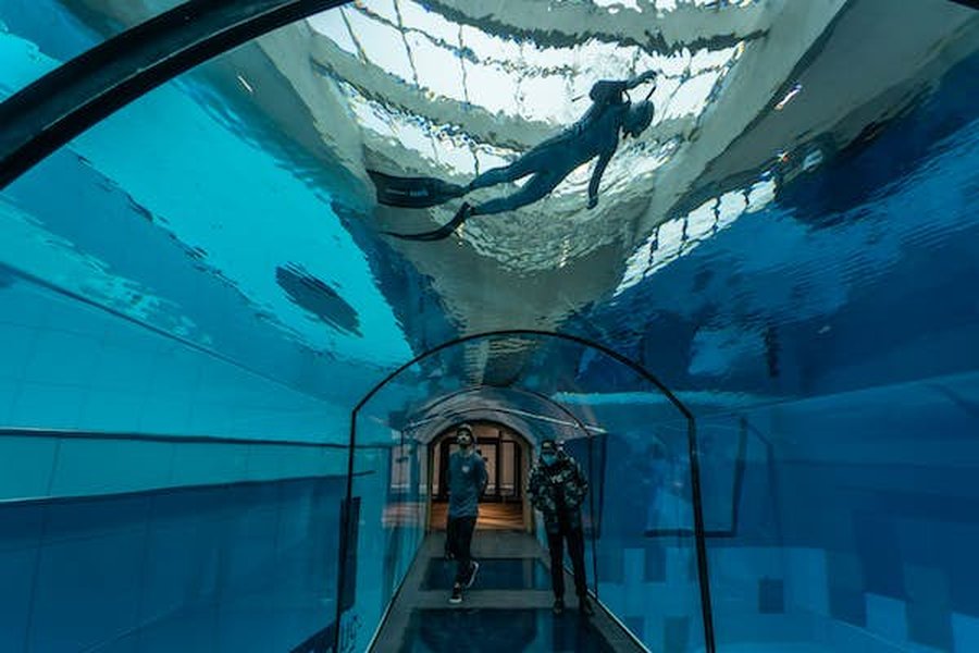 The ‘world’s deepest diving pool’ opened in Poland