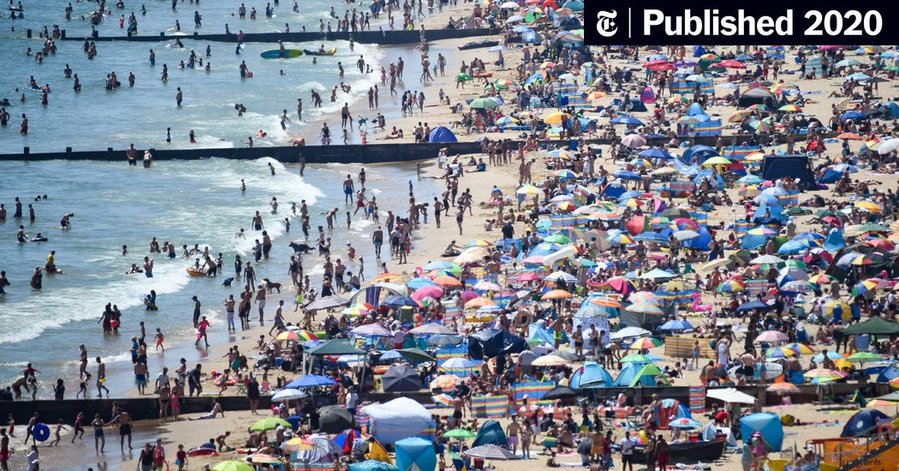 Coronavirus in UK: Heat Wave Draws Out Crowds
