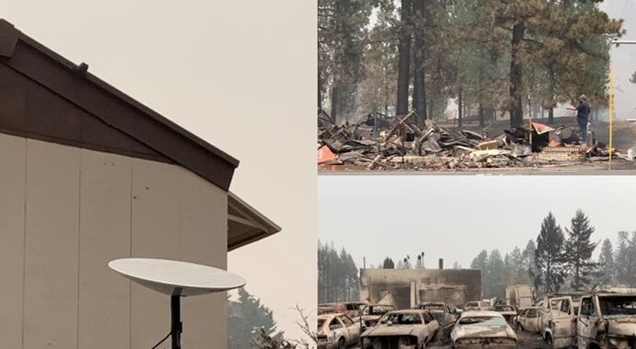 SpaceX Starlink brings Internet to emergency responders in wildfire areas