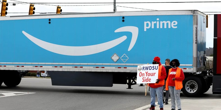 Amazon Workers in Alabama Vote Against Forming a Union