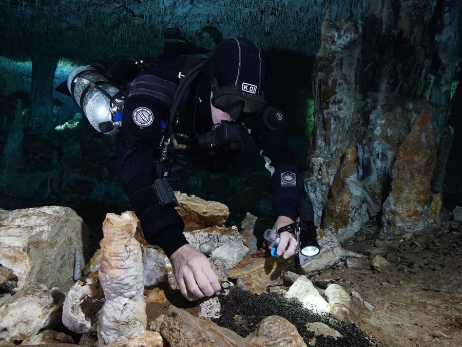 Canadian scuba diver in Mexico accidentally discovers vast, prehistoric industrial complex
