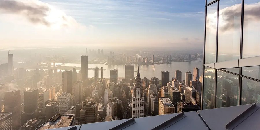 Take a look at the views from the second-tallest office building in New York City, the newly opened One Vanderbilt